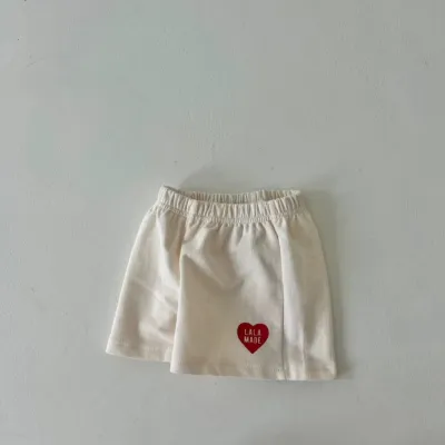 Kids Baby Boys And Girls Fashion Casual Summer Cotton Love Shorts