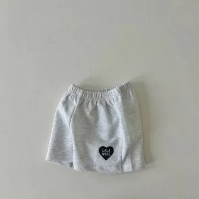Kids Baby Boys And Girls Fashion Casual Summer Cotton Love Shorts