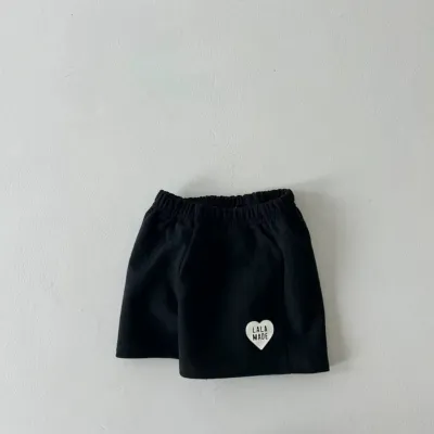 Kids Baby Boys And Girls Fashion Casual Summer Cotton Love Shorts