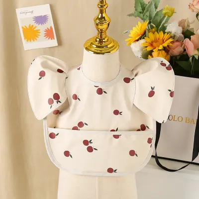 Kids Baby Fashion Printed Waterproof Dining Bocket Bib