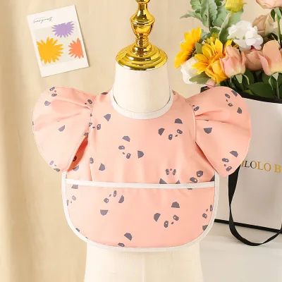 Kids Baby Fashion Printed Waterproof Dining Bocket Bib