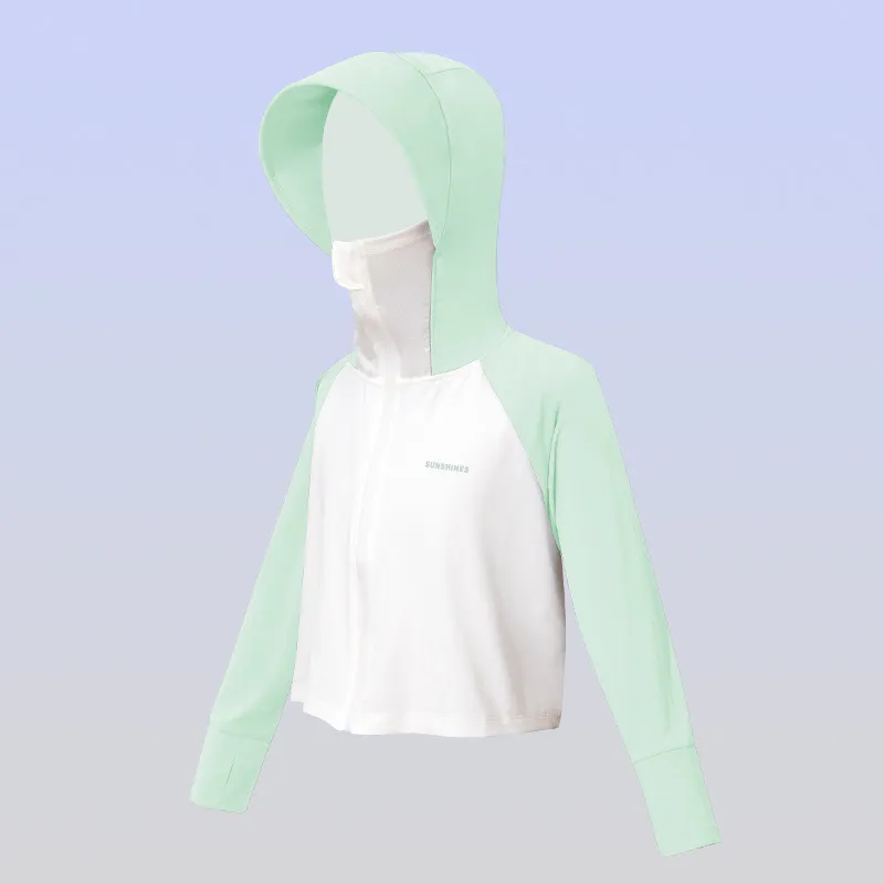 Kids Boys Girls Fashion Casual Color Block Outdoor Thin UPF 50+ Sun Protection Coat