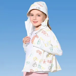 Kids Boys And Girls Fashion Casual Printed Summer Thin Breathable UPF 150+ Sun Protection Coat