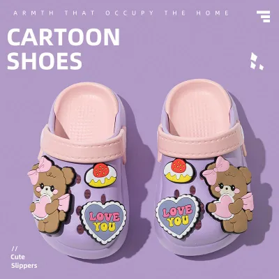 Kids Girls Cartoon Paradise EVA Cute Sandals