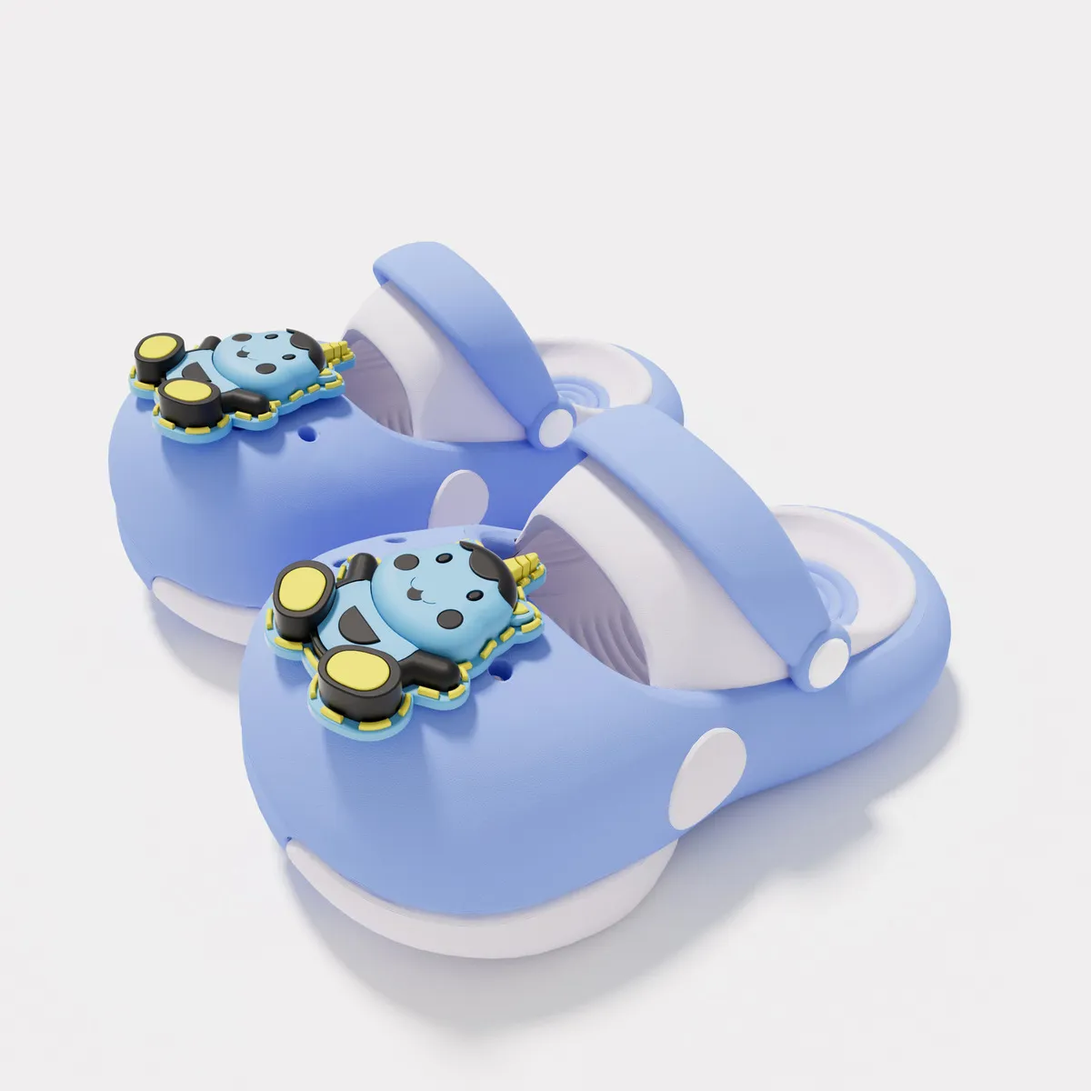 Kids Boys And Girls Fashion Cute Cartoon Accessory Thick Bottom Non-Slip Eva Sandals