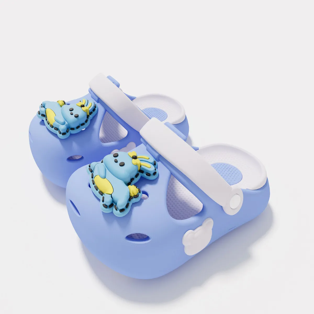 Kids Boys Girls Fashion Cartoon EVA Sandals with Non-Slip Thick Soles