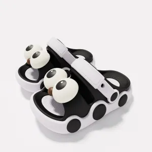 Kids Boys Girls Fashion Cute Cartoon Big Eye Thick Soles Non-Slip EVA Sandals