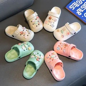 Kids Boys Shoes Fashion Cute Non-Slip EVA Cartoon Cave Shoes