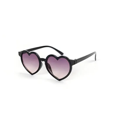 Fashion Cute Love Shape Gradient Lens Cat Sunglasses for Kids
