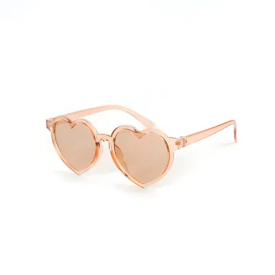 Fashion Cute Love Shape Gradient Lens Cat Sunglasses for Kids