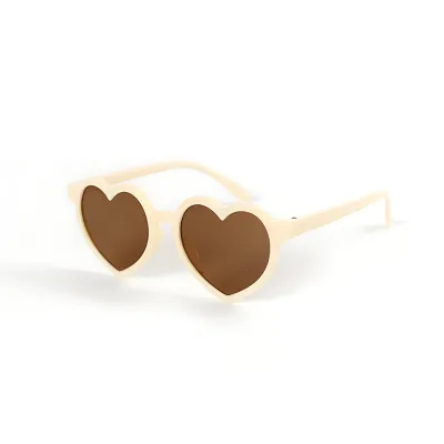 Fashion Cute Love Shape Gradient Lens Cat Sunglasses for Kids