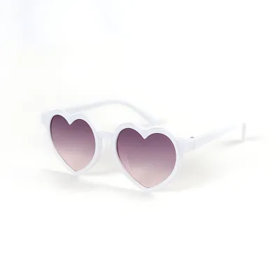 Fashion Cute Love Shape Gradient Lens Cat Sunglasses for Kids