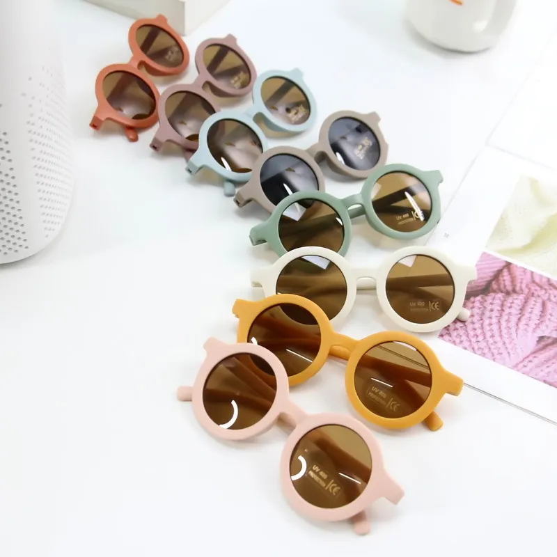 Kids Baby Fashion Round Frame PC Sunglasses New Model