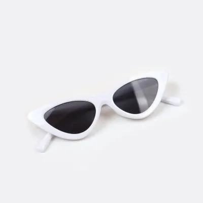 Kids Fashion Triangle Cat Eye Light Color Lens Sunglasses