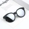 Black Frame With Silver Lenses