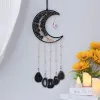 Black Big Moon Agate Tablet