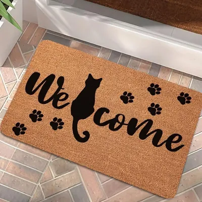 Fashion Pet Entrance Door Mat Cute Cartoon Animal Design