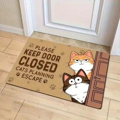 Fashion Pet Entrance Door Mat Cute Cartoon Animal Design