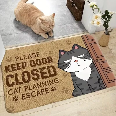 Fashion Pet Entrance Door Mat Cute Cartoon Animal Design