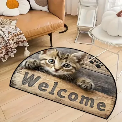 Fashion Pet Entrance Door Mat Cute Cartoon Animal Design