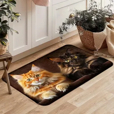 Fashion Pet Entrance Door Mat Cute Cartoon Animal Design