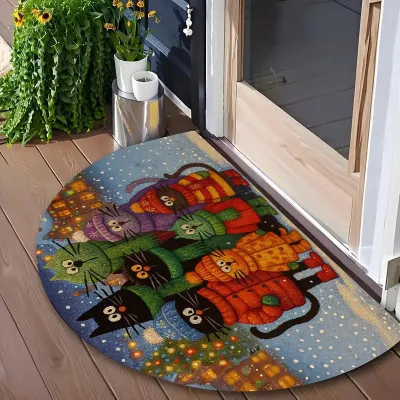 Fashion Pet Entrance Door Mat Cute Cartoon Animal Design