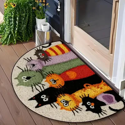 Fashion Pet Entrance Door Mat Cute Cartoon Animal Design