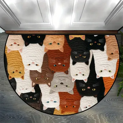 Fashion Pet Entrance Door Mat Cute Cartoon Animal Design
