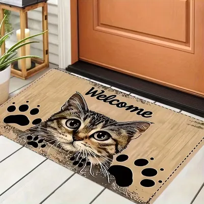 Fashion Pet Entrance Door Mat Cute Cartoon Animal Design