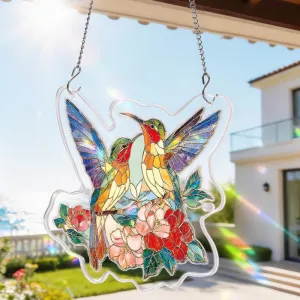 Acrylic Puzzle Light Catcher 83 Pieces Home Window Hanging Decoration Modern Minimalist Alien Ornament