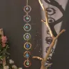 Colorful Seven-Ring Crystal Sunshine Catcher