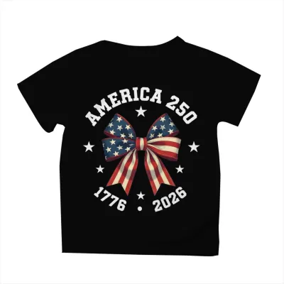 Fashion Summer Independence Day Printed Cotton Breathable Parent-Child Short-Sleeve T-Shirt