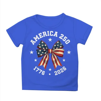 Fashion Summer Independence Day Printed Cotton Breathable Parent-Child Short-Sleeve T-Shirt