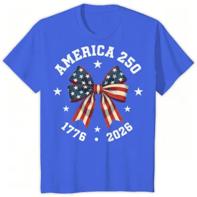 Fashion Summer Independence Day Printed Cotton Breathable Unisex Parent-Child Short-Sleeve T-Shirt