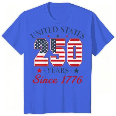 Fashion Summer Independence Day Printed Cotton Breathable Parent-Child Short-Sleeve T-Shirt