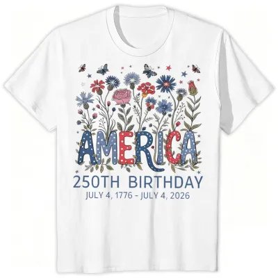 Fashion Summer Independence Day Printed Cotton Breathable Parent-Child Short-Sleeve T-Shirt