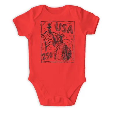 Kids Family Matching Outfits Summer Independence Day Printed Cotton Breathable Parent-Child Short-Sleeve T-Shirt