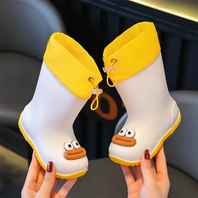Kids Boys Girls Fashion Cartoon Detachable Non-Slip Rain Boots