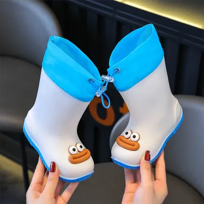 Kids Boys Girls Fashion Cartoon Detachable Non-Slip Rain Boots