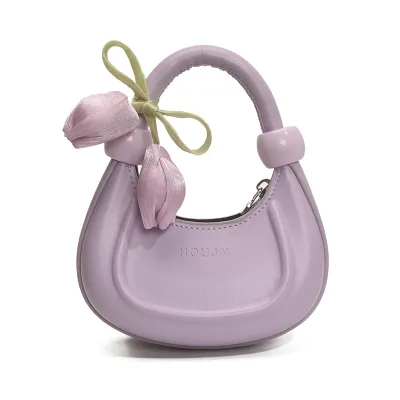 Kids Girls Fashion Letter Print PU Leather Portable Handbag 10x15x6cm