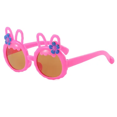 Kids Fashion Cute Cartoon Alien Mirror Sunglasses PC Resin