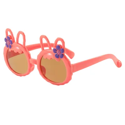 Kids Fashion Cute Cartoon Alien Mirror Sunglasses PC Resin
