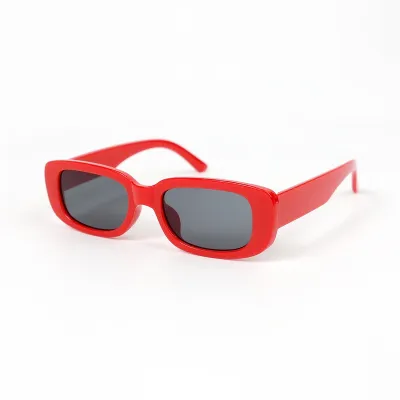 Kids Boys And Girls Narrow Frame Oval Sunglasses with PC Lens