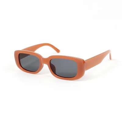 Kids Boys And Girls Narrow Frame Oval Sunglasses with PC Lens