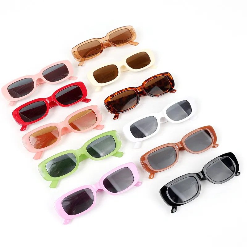Kids Boys And Girls Narrow Frame Oval Sunglasses with PC Lens