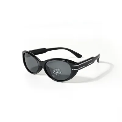 Kids Boys And Girls Silicone TPEE Oval Sunglasses with TAC Lens