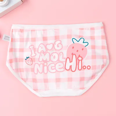 Kids Girls Fashion Cute Printed Cotton Panties Pajamas