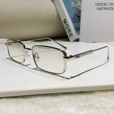 Women's Fashion Casual Square Small Frame Metal Sunglasses