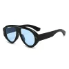Black Frame, Blue Lenses