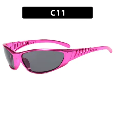 Women Fashion Casual Retro Alien Mirror Sunglasses